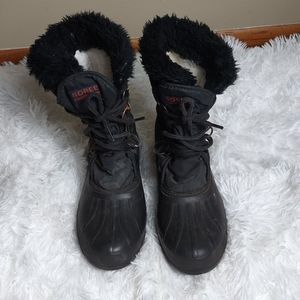 Sorel women's 9 black boots